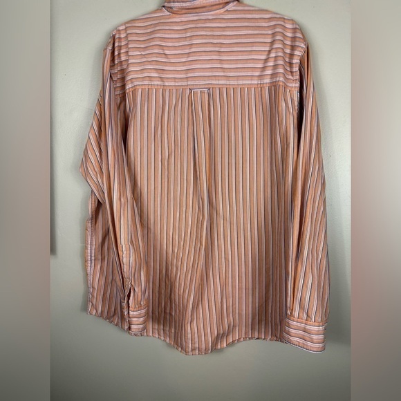Chaps xlarge easy care p 2 p 25” length 31 preowned orange / blue - Picture 2 of 7